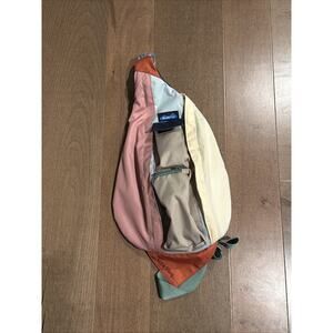 KAVU Rope Sling Bag Snowcone Cotton Canvas Crossbody Backpack Adjustable Strap